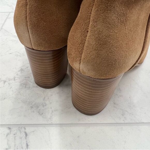 Soludos Midheel Venetian Booties In Tan - Picture 5 of 5